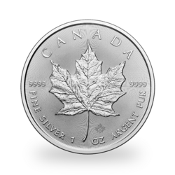 1 ounce Silver Maple Leaf - Monster Box of 500 - 2024 - Royal Canadian Mint