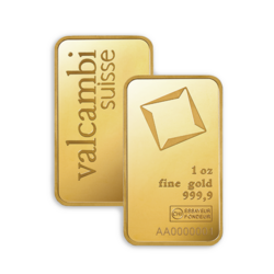 1 ounce Gold Bar - Valcambi