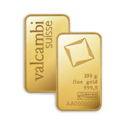 250 grams Gold Bar - Valcambi