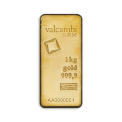 1 kilogram cast Gold Bar - Valcambi